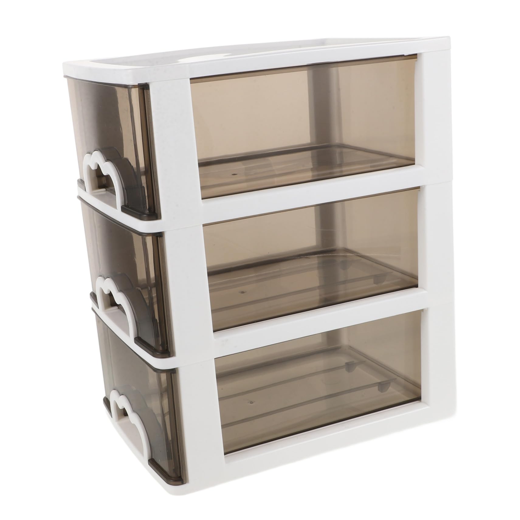 Organizzatore Portatrucchi in Plastica Impilabile Design Compatto e Portatile, Cassetti Multipli per Piccoli Spazi e Scrivanie, per Organizzare Cosmetici e Oggetti Vari