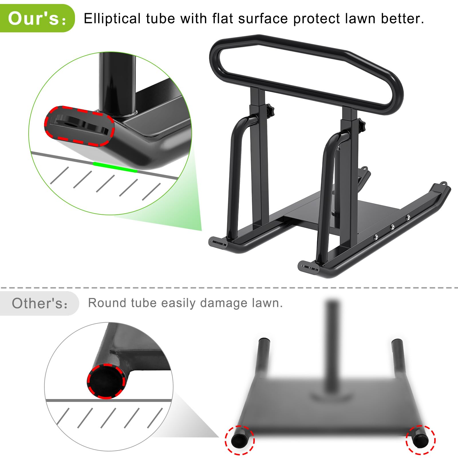 Dolibest Trineo de fitness con asas de empuje y tracción, arnés de trineo ajustable de altura incluido, equipo de entrenamiento de pesas resistente para construcción muscular, apto para discos de peso