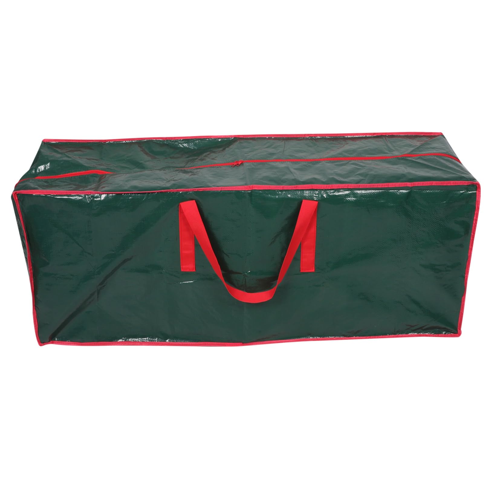 Bolsa Para Árbol De Navidad De Organizadora Tejida Con Cremallera Bolsa De Almacenamiento Extragrande Para Decoración Navideña Artificial
