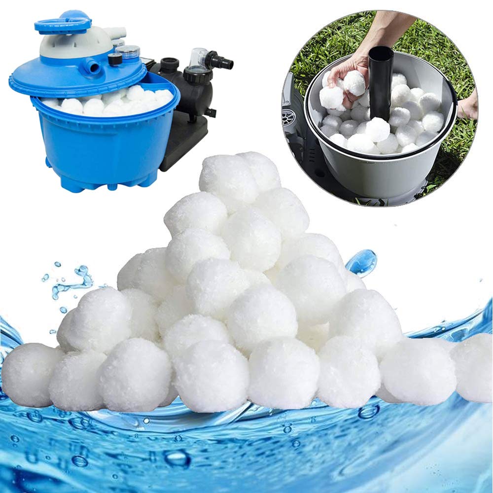 CIRULL Boules Filtrantes Piscine 800 G – Remplace 28 Kg De Sable – Filtration Rapide & Réutilisable