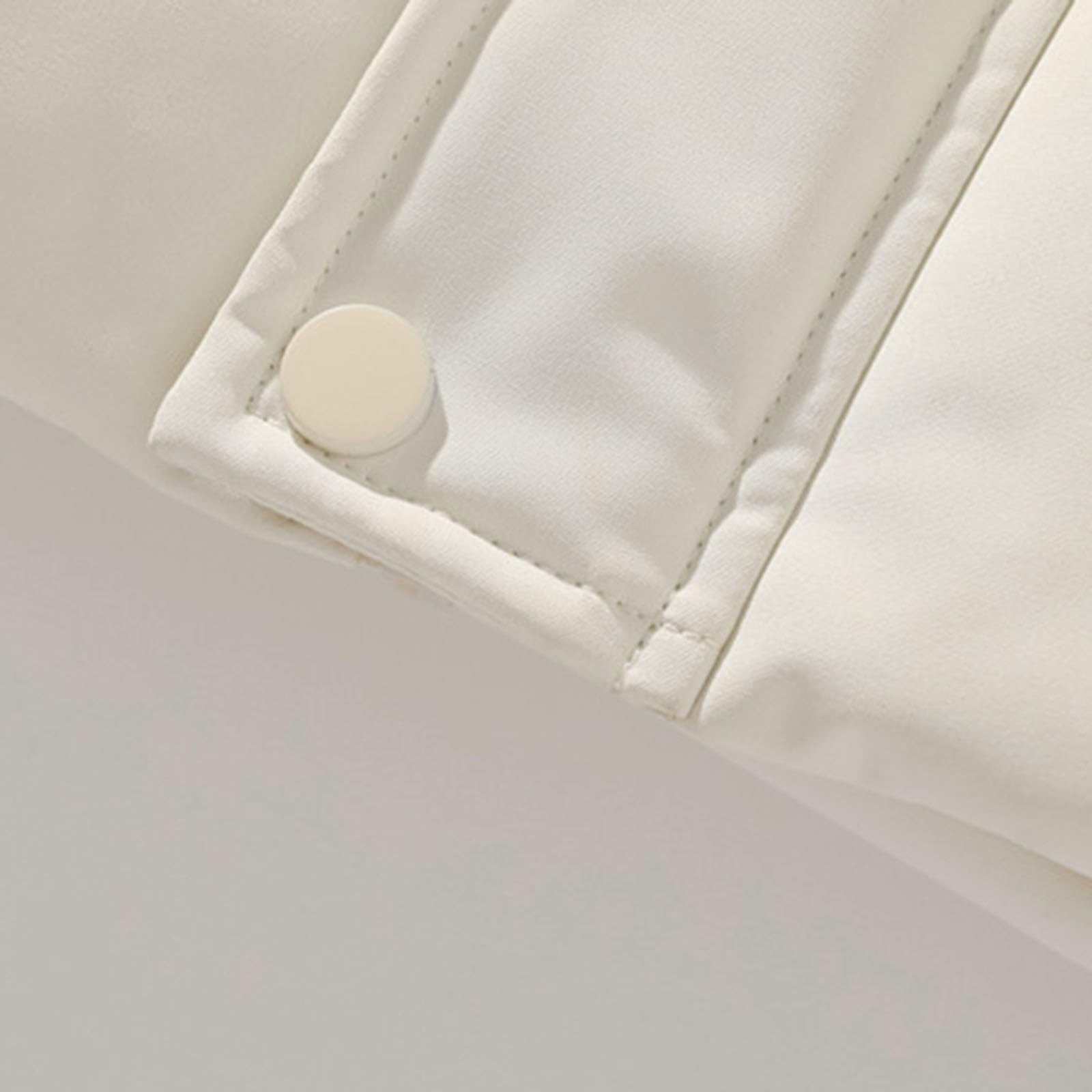 Chaqueta de plumón para mujer, ligera, corta, ligera, con capucha, abrigo de plumón, chaqueta de invierno, forro cálido, con cremallera, abrigo acolchado para exteriores, chaqueta acolchada