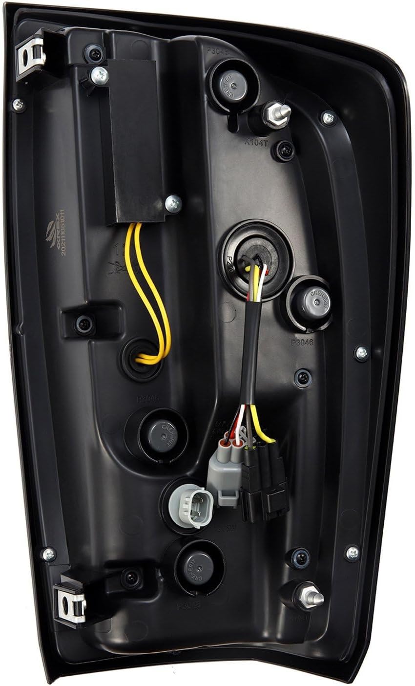 AlphaRex 16-21 Toyota TacomaLUXX LED Taillights Blk w/Activ Light/Seq Signal