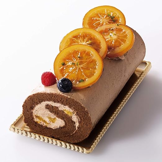 Amazon 新宿高野 Fruity ショコラロール 1個 オレンジのシラップ漬け ベリー セミドライオレンジ フルーツケーキ 洋菓子 スイーツギフト 新宿高野 洋菓子ギフト 通販