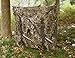 AUSCAMOTEK Leafy Hunting Blind Portable Ground Blind, Quick Setup Lightweight Deer Blind Camouflage Tent Brown