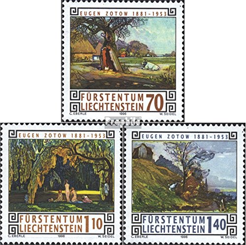 Prophila Collection Liechtenstein Michel.-No..: 1138-1140 (Completa Edizione) 1996 Pittori (Francobolli per i Collezionisti) Pittura