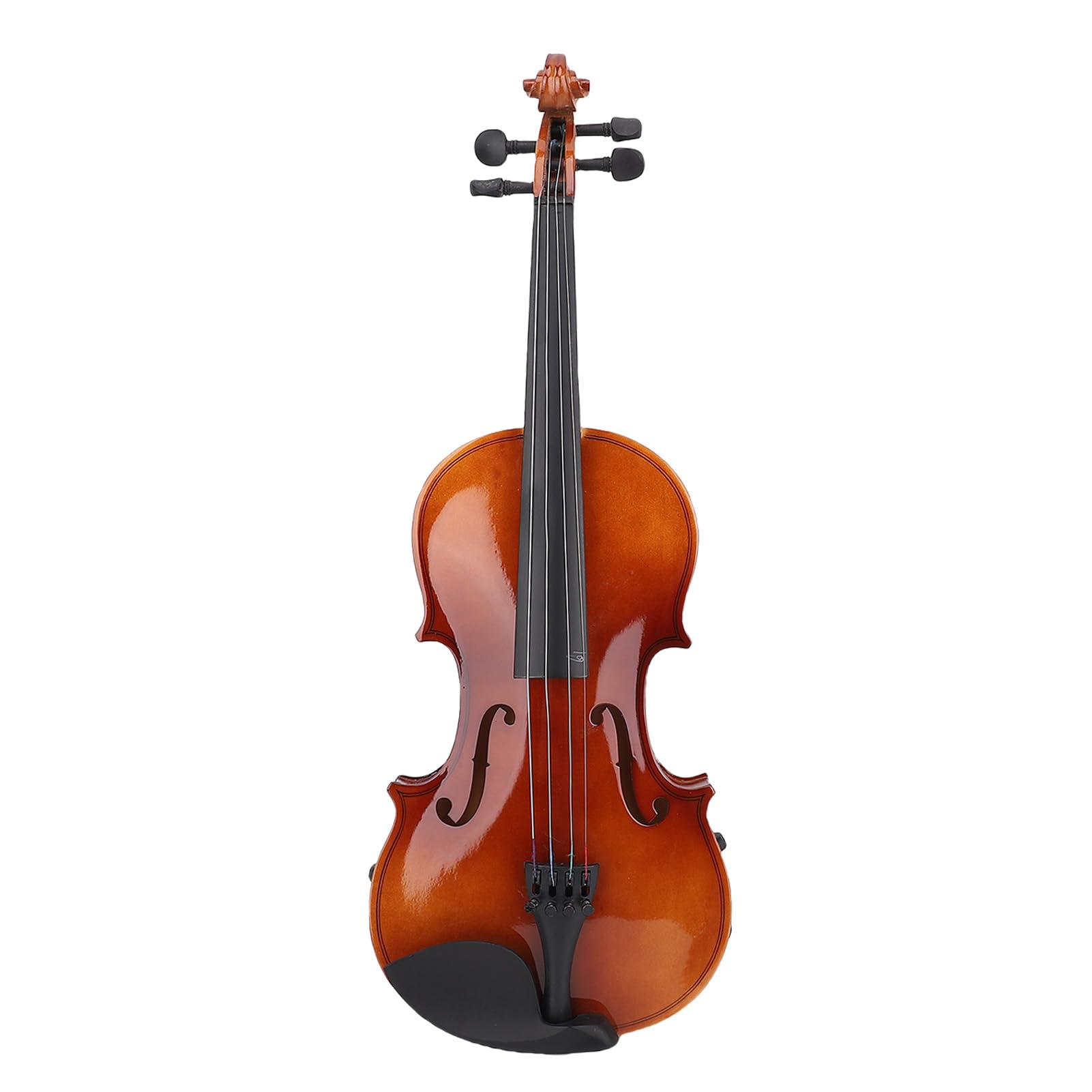 LiebeWH 4 4 Set Completo di Violino Kit per Principianti in Legno con Custodia Accordatore per Poggiaspalla Ricca Risonanza Finitura Opaca Strumento Completo per Principianti per Bambini Adolescenti