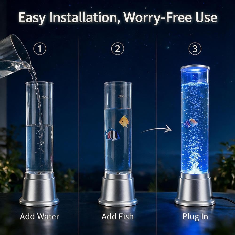 3ft Produkty Sensoryczne Autyzm Akwarium Lampka Bąbelkowa Ryba