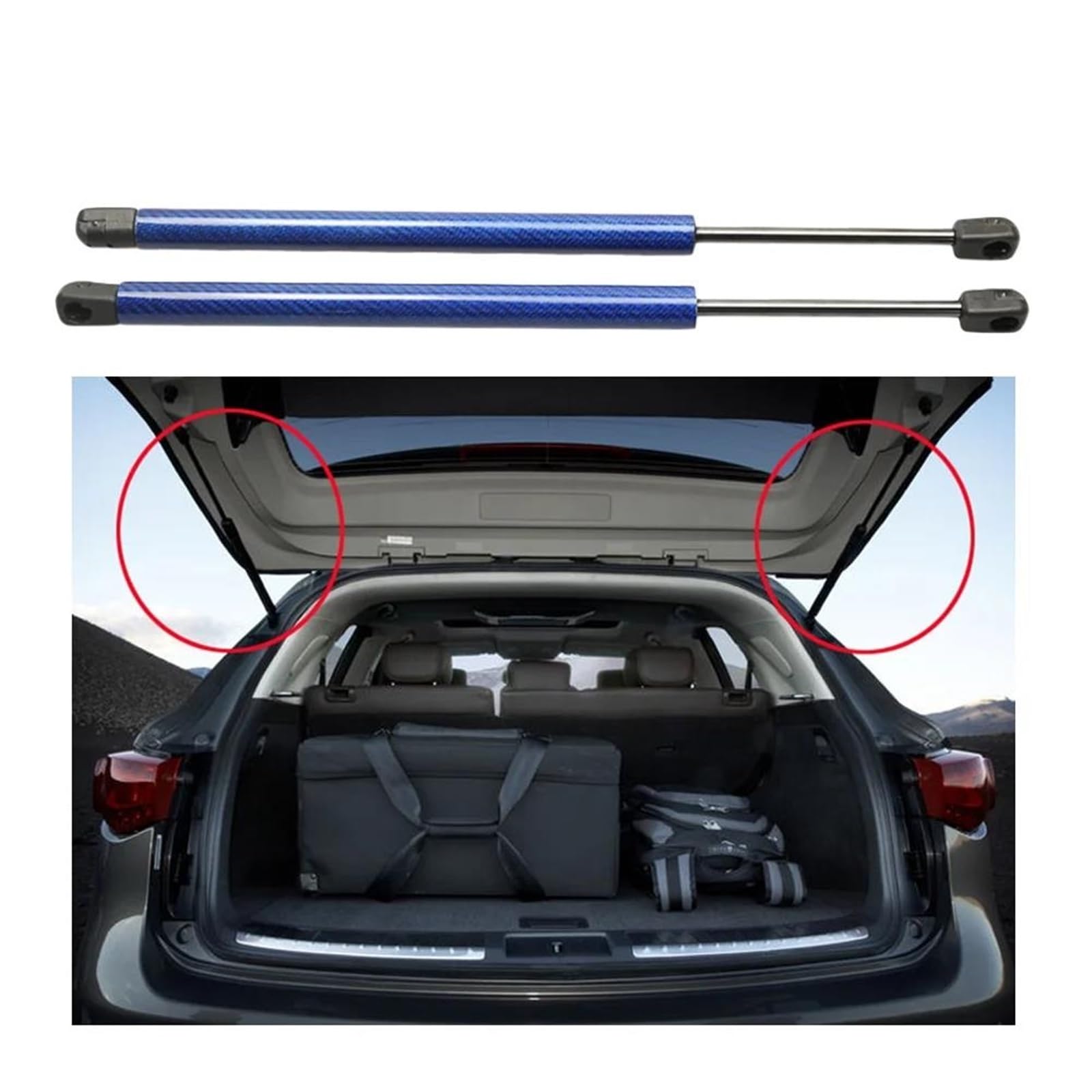 Kit De 2 Vérins De Hayon Pour Infiniti FX35 FX37 FX50 FX30D QX70 - Référence TB 01661 - Neuf Garanti 2 Ans