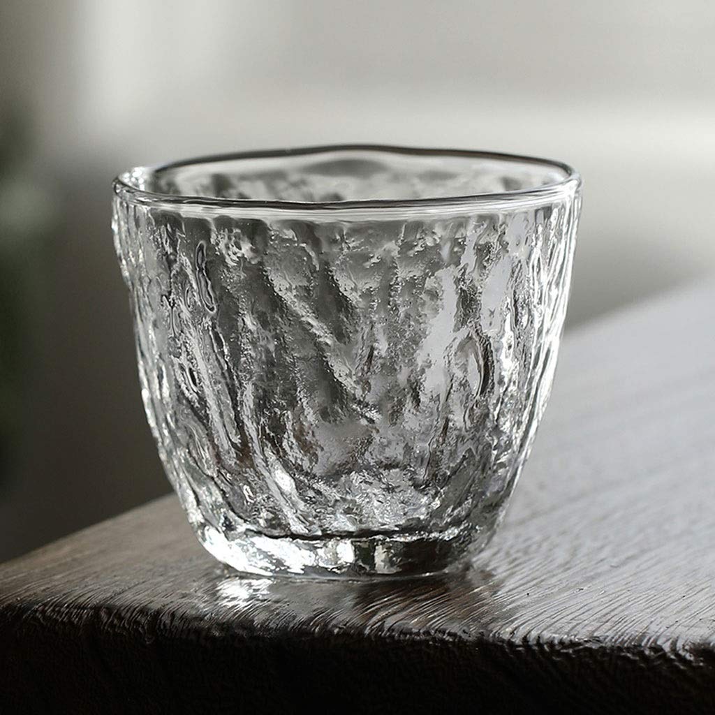 Szklanki do picia szklanki, filiżanki do herbaty, kubki do latte, kubek do kawy, szklanki do piwa, kubek do latte, szklane kubki (2 szt.) szklany kubek