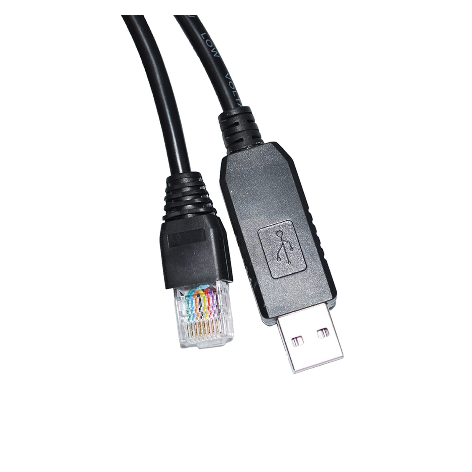 Cable Adaptador de Consola USB 2.0 a RS232 RJ45 CAT5 Compatible con H3C HP ARBA Juniper RUIJIE 3COM, enrutador, conmutador, cortafuegos(5M)