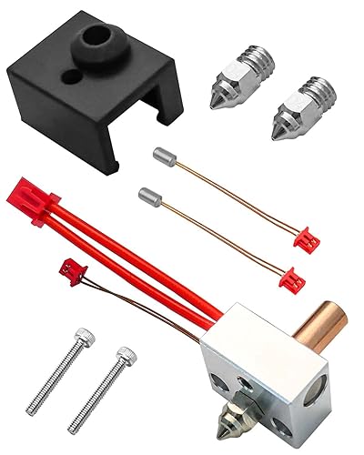 Kit de bloque de calentador de extrusora y termistores adicionales de alta temperatura Pro 572.0 F apto para extrusora Sprite Ender 3 SI Pro 3 S1