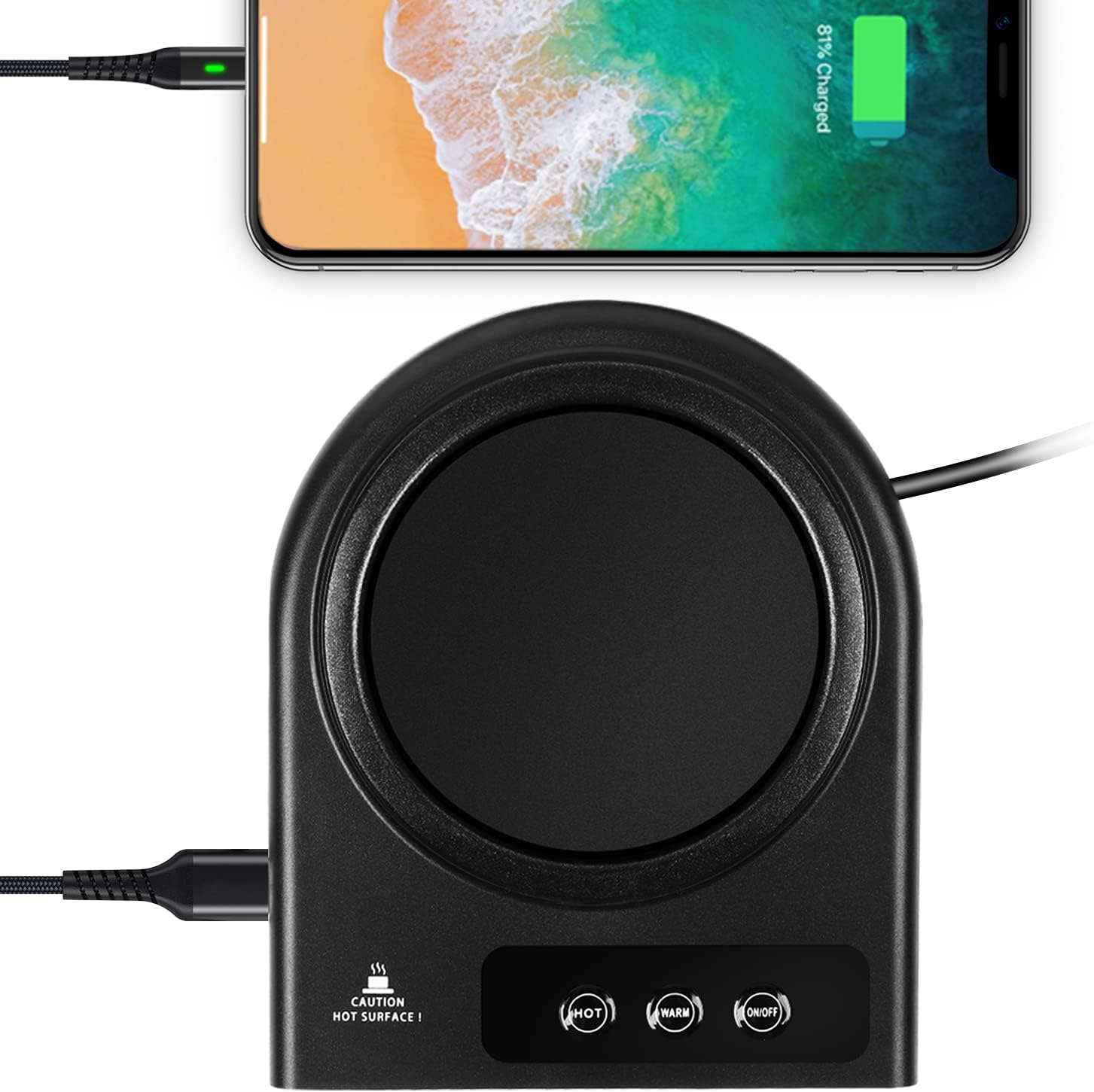 Coffee Mug Warmer Beverage Boil Candle Wax Warmer Smart Electric Cup