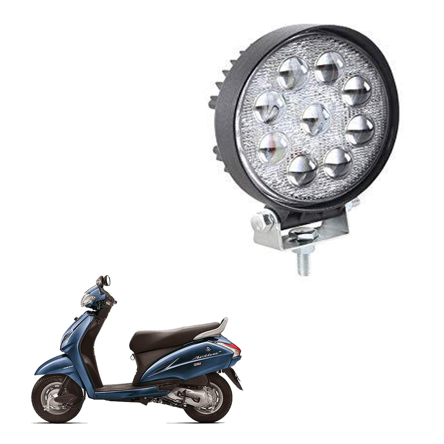 Kandid Bike Spot Beam Lamp Motorcycle Led Fog Light For Honda Activa 3G (12W)