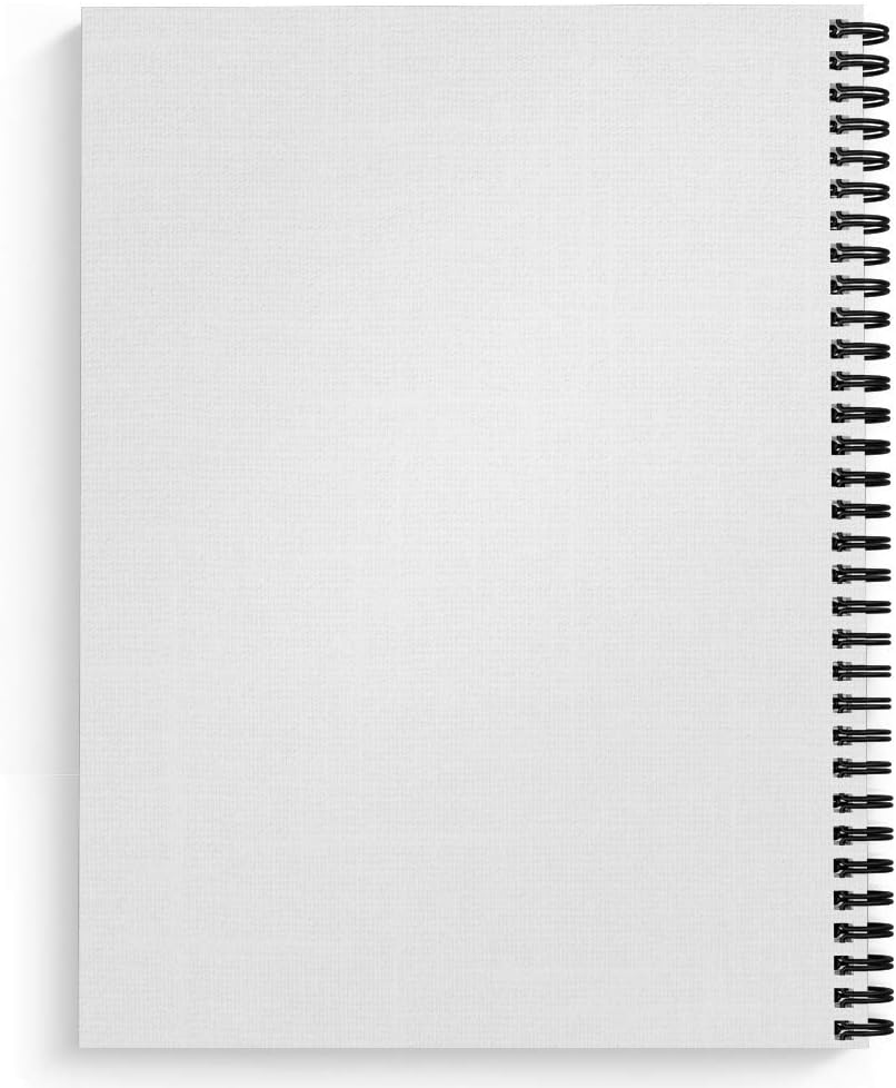 Gotcha Covered Notebooks Softcover Get It Done 8.5" x 11" Motivational Spiral Notebook/Journal, 120 Checklist Pages, Durable Gloss Laminated Cover, Black Wire-o Spiral. Made in the USA image 2