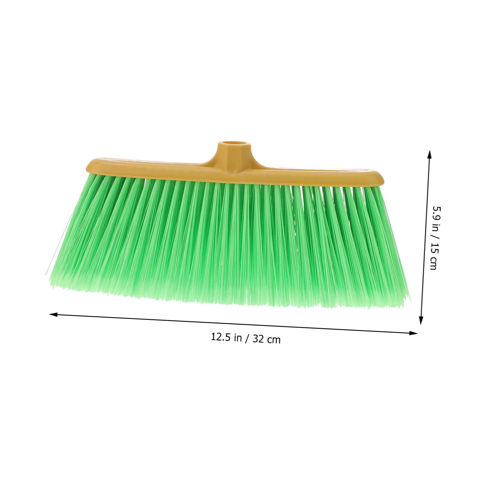 HOMOCONO Plastic Broom Replacement Head Sweep Dust Garbage Easily Broom Accessories