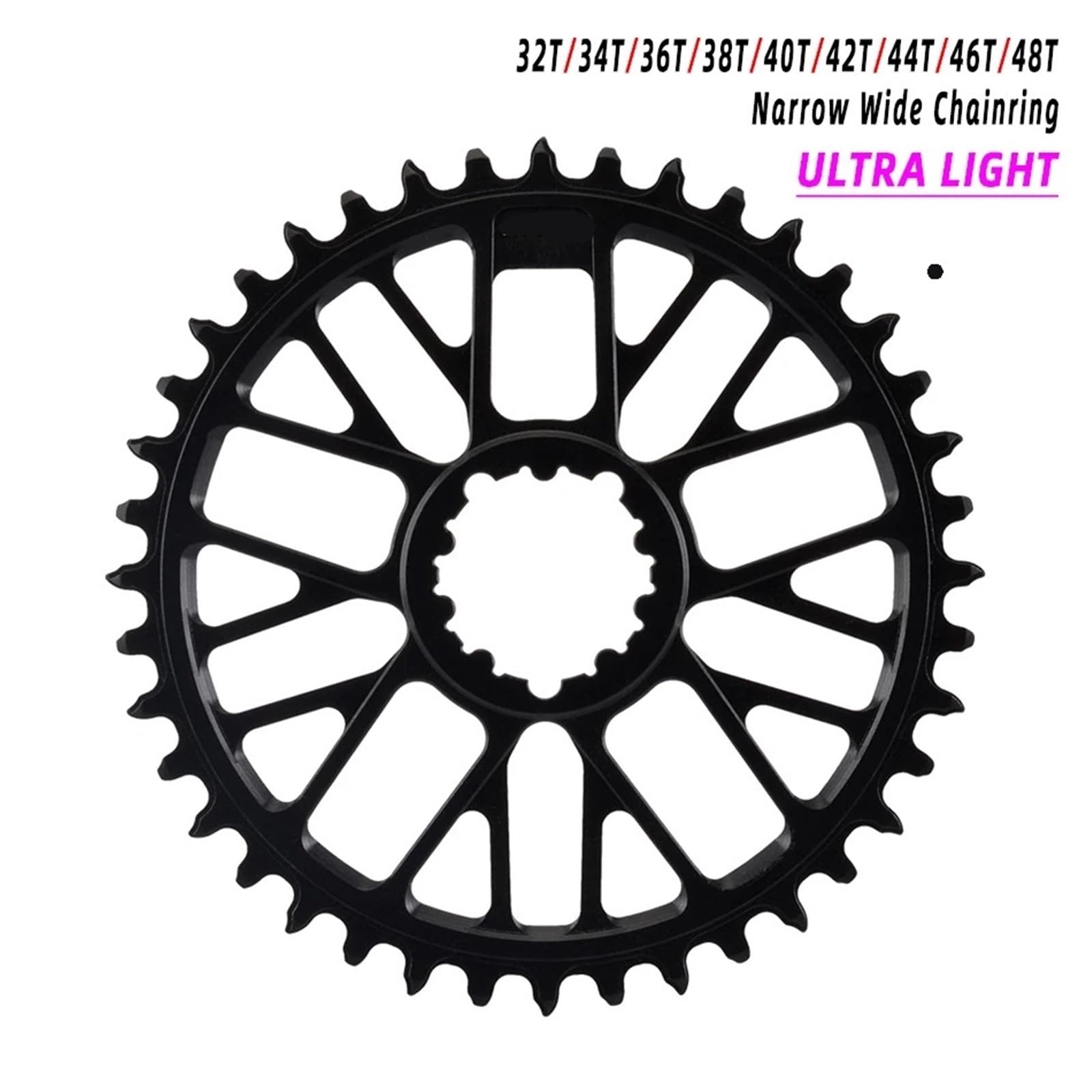 Zestaw korbowy do roweru szosowego CNC, 170/175 mm, 50-34T, do ramy węglowej/400 (korby BB-175 mm)