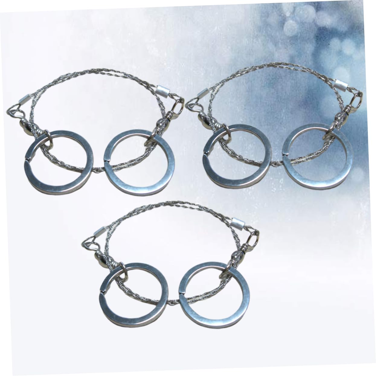 POPETPOP 3Pcs Portable Survival Durable Saws for Camping Hiking Hunting Outdoor Activities Lightweight Effortless Cutting Supplies