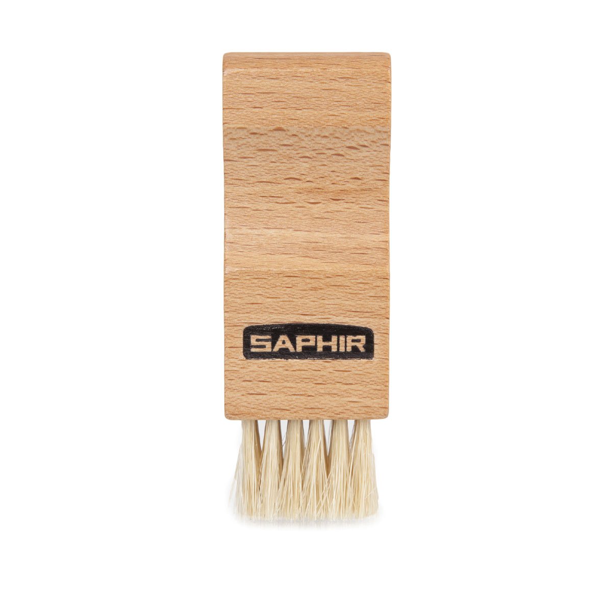 Saphir Natural Light Wood Flat Applicator Brush