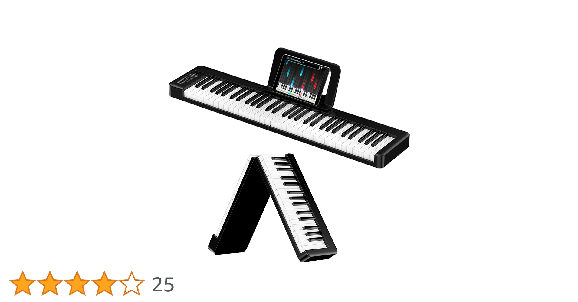 Amazon | TERENCE 電子ピアノ 折り畳み タッチレスポンス61鍵盤 初心者