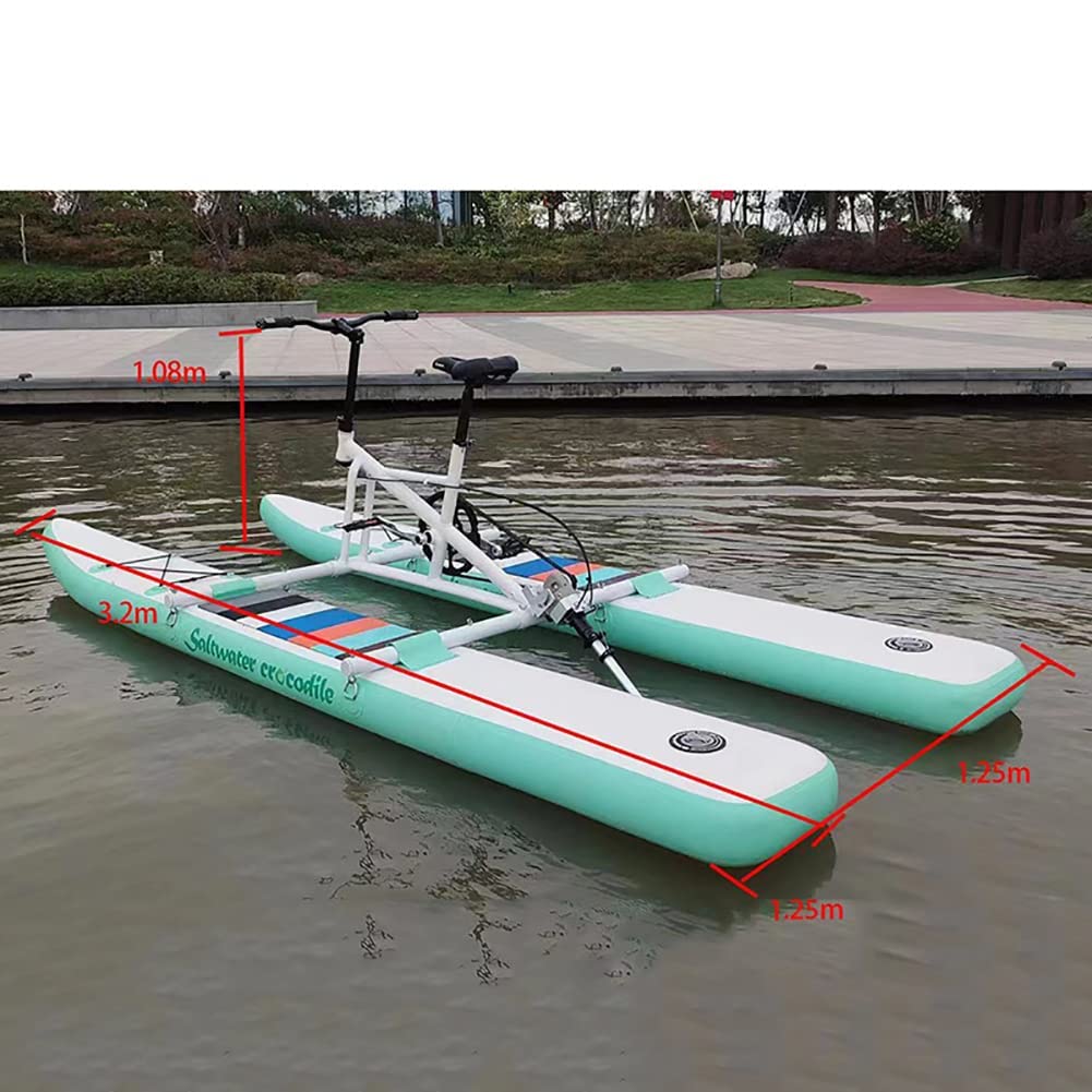 Lago Acqua Bicicletta Pedale Singolo Giro Turistico Tempo Libero Gonfiabile Kayak Acqua Scooter Portatile E Adatto per Sport Tempo Libero Pesca Scooter