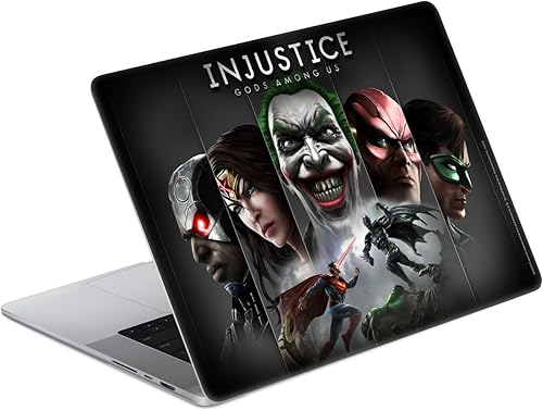 Head Case Designs Officially Licensed Injustice Gods Among Us Poster Key Art Vinyl Sticker Skin Decal Cover Compatible with MacBook Pro 16" A2485