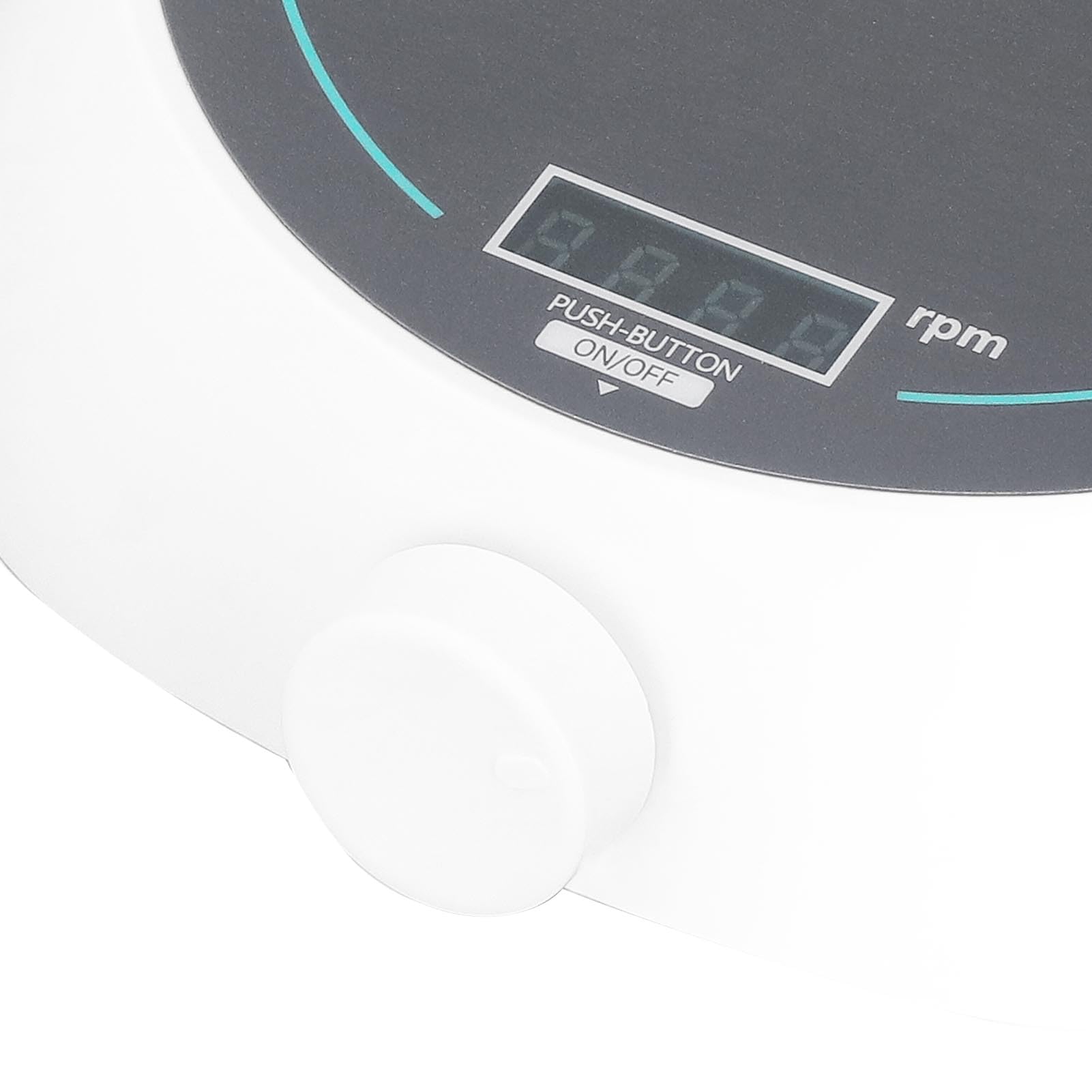 Agitador magnético digital con motor sin escobillas - Rango de velocidad de 200 a 2000 RPM - Mezclador magnético de laboratorio de 2 litros de capacidad - Placa de trabajo de PVC