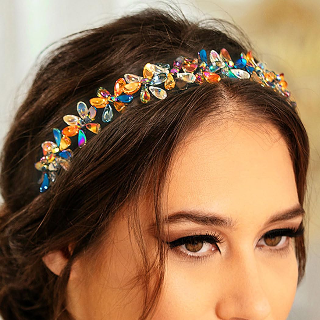 Colorful Beaded Headband Beaded Headband - Pretty in Pink – Cheeky Plum main image 4