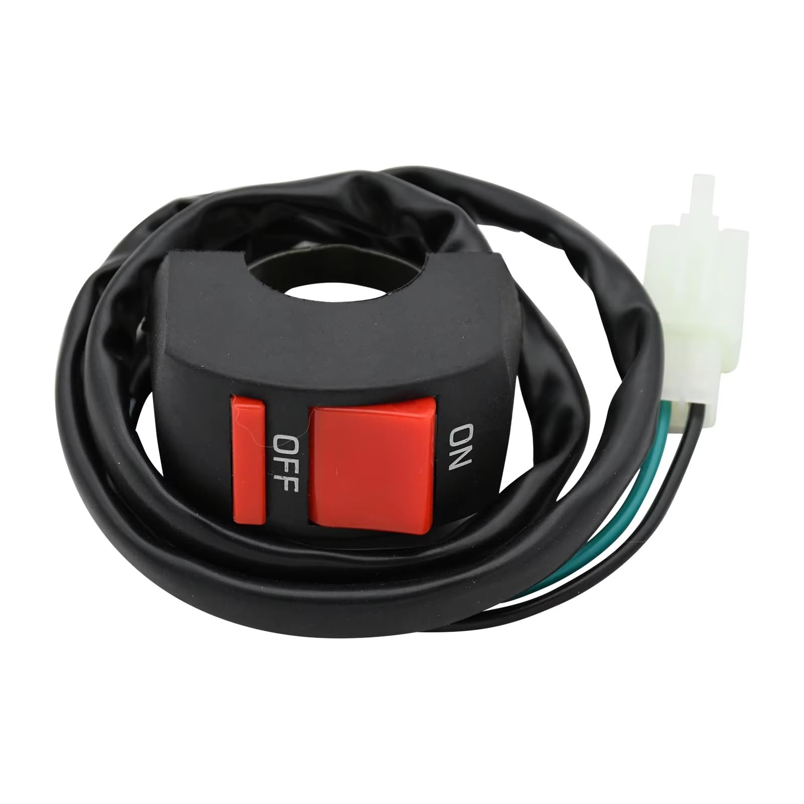 Moto bouton démarrage du moteur Compatible Avec Yamaha 22mm Interrupteur Phare Moto Bouton Marche/arrêt Interrupteur Témoin D'extinction Pièces Détachées Pour VTT Pour Scooter