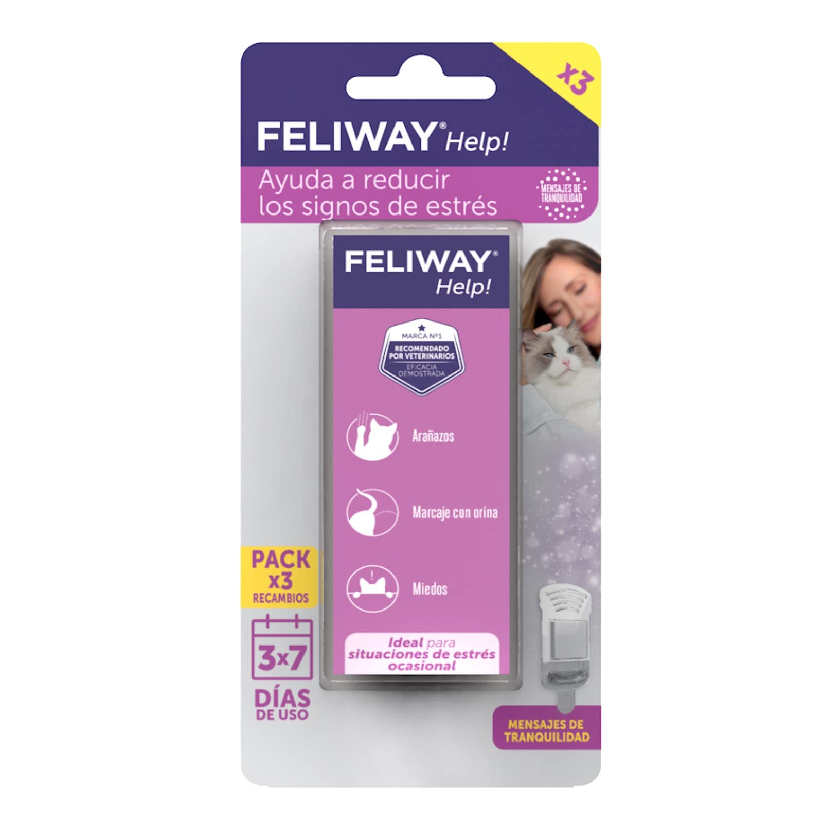 FELIWAY Help! - Ayuda a tu Gato Frente a Situaciones de Estrés Ocasional (Recambio)
