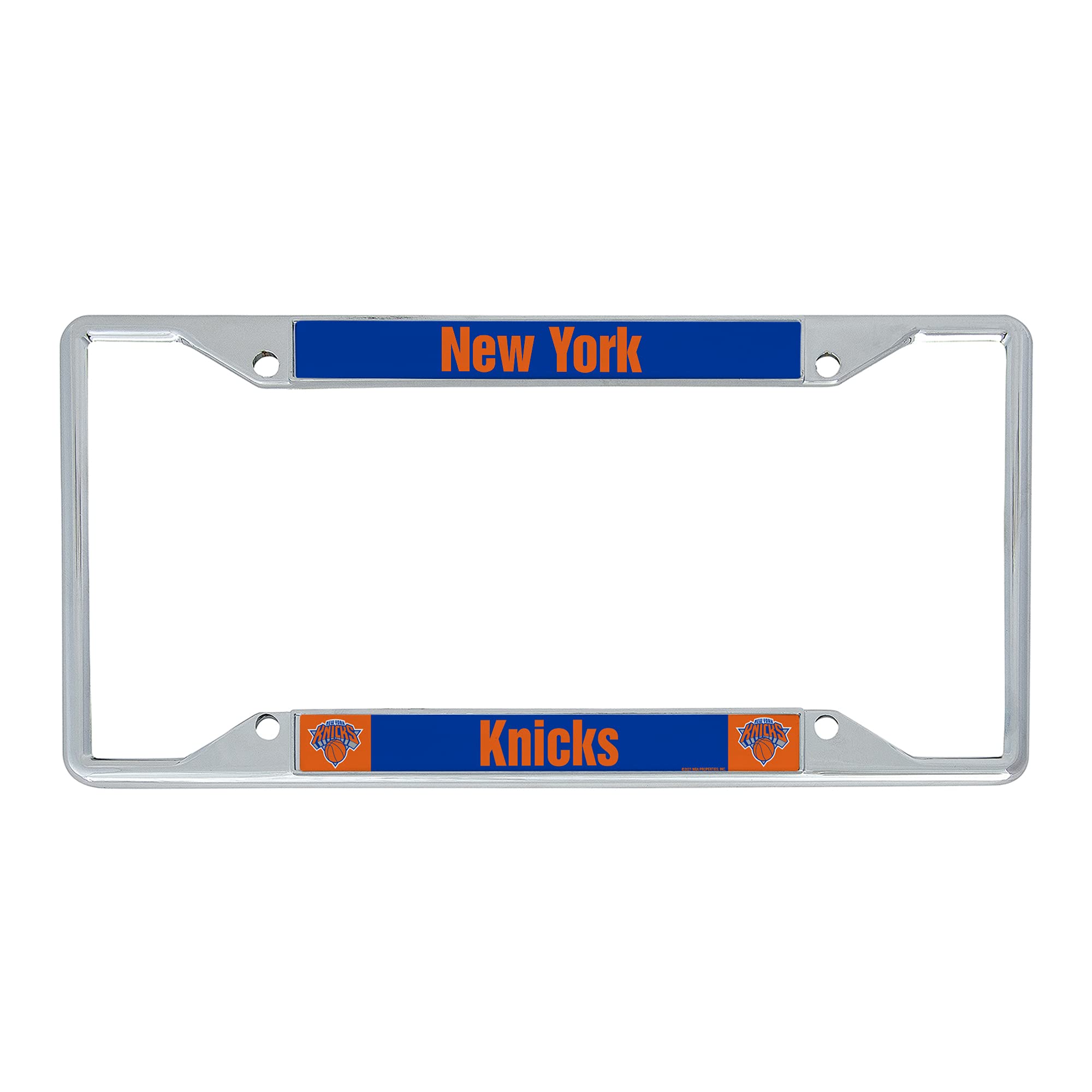 Desert Cactus New York Knicks Car Accessories NBA Basketball Team Metal License Plate Frame and Tag Holder for Front or Rear of Car (Team Name)
