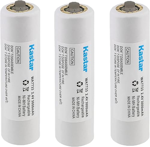 Miniatura 6 de Kastar Paquete de 2 baterías Ni-MH de 2.4 V 3000 mAh de repuesto para SearsCraftsman 135112111, SearsCraftsman 315111200, SearsCraftsman 315111230,