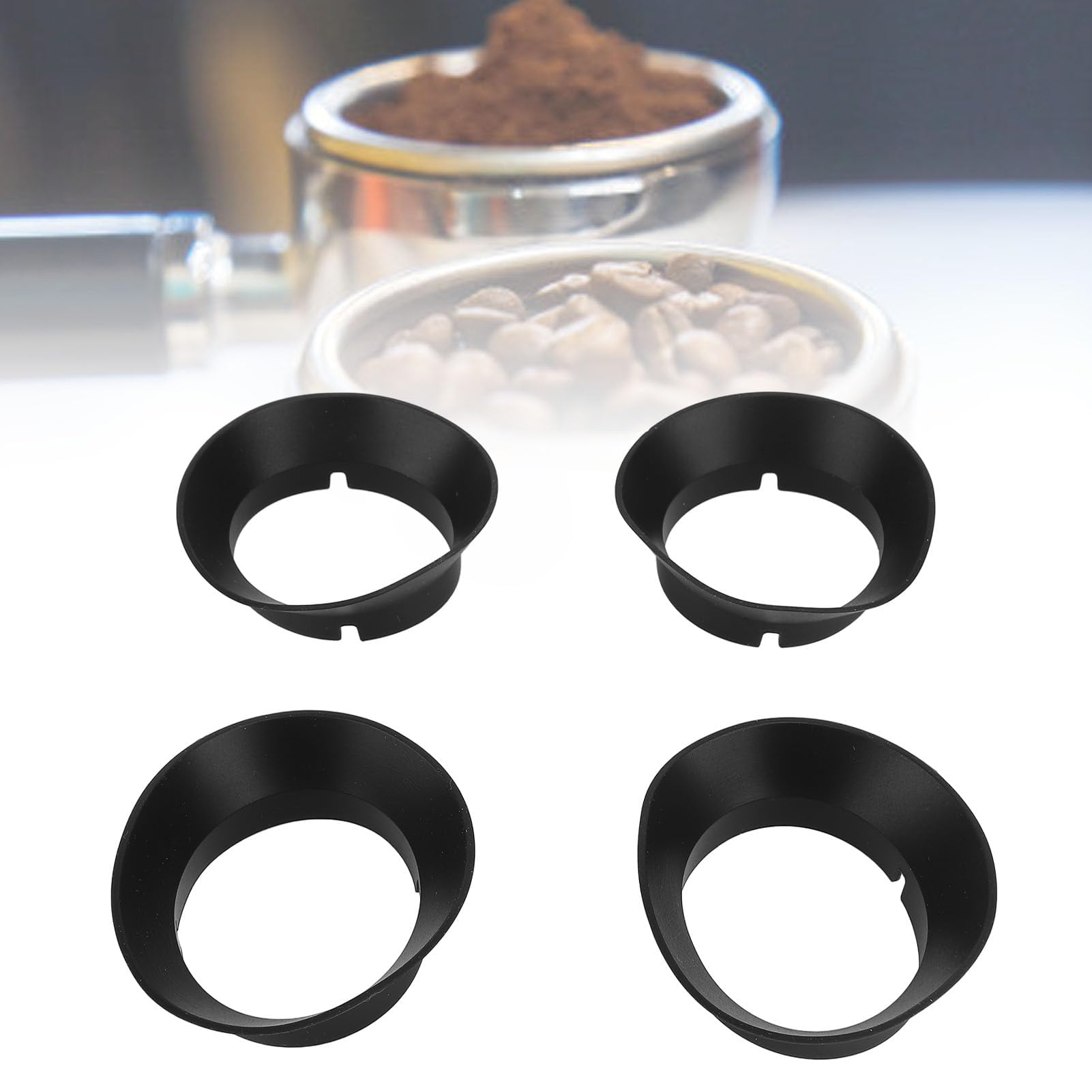 Juego de Juntas para Molinillo de café de 4 Piezas, Molinillo de café de Silicona, Accesorios Eléctricos para Molinillo de café Baratzas Encore (negro)