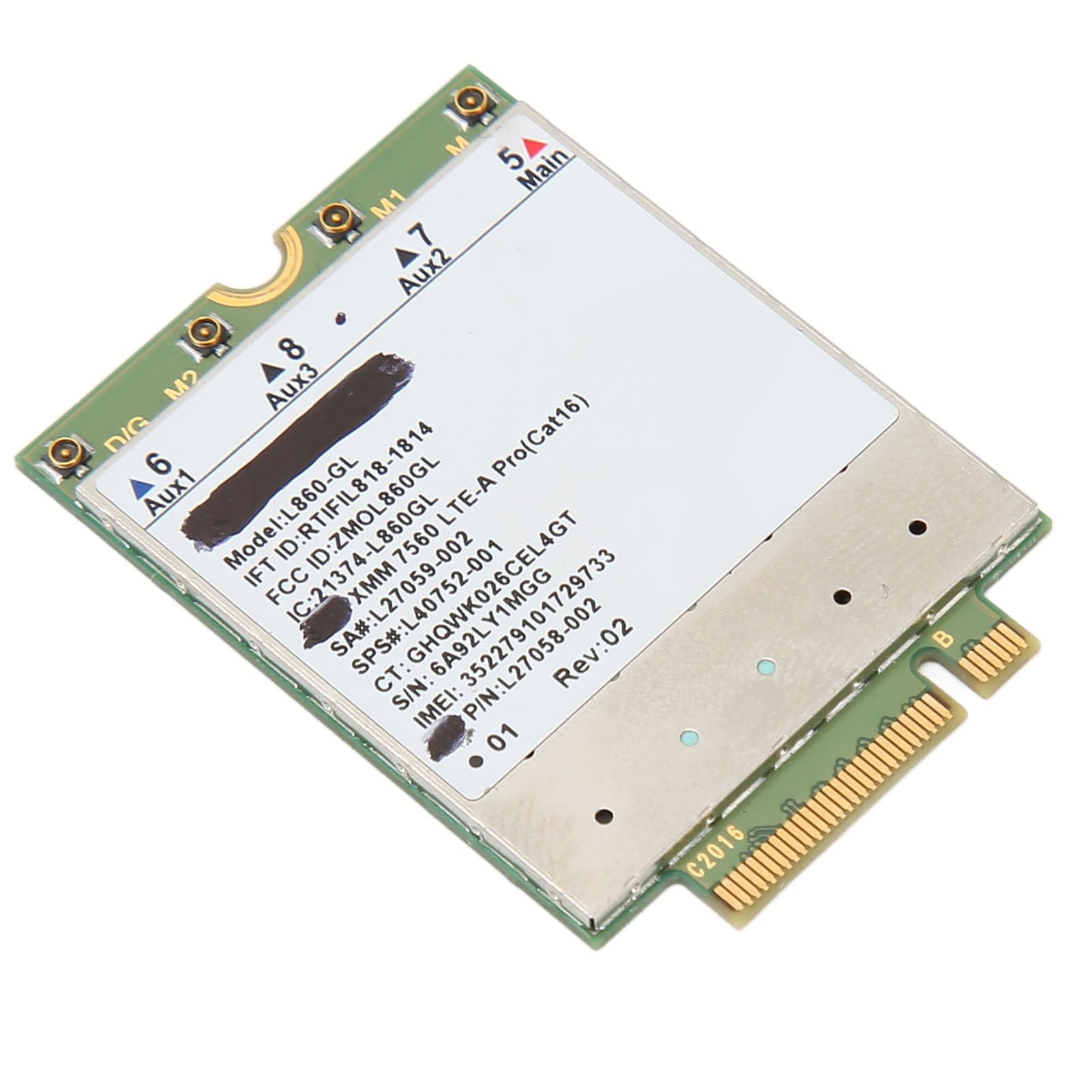 Jectse L860 GL Carte WiFi M.2 LTE FDD TDD Haute Vitesse 1 Gbps DL pour Laptop