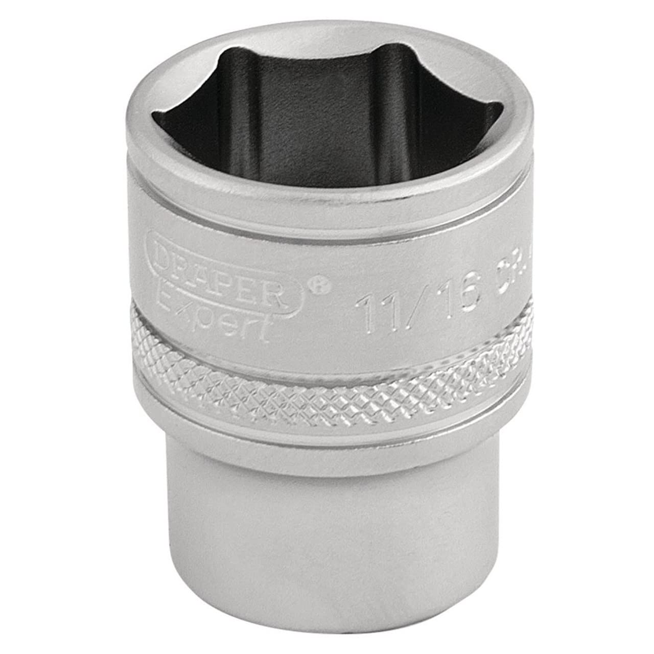 Draper 16573 Square Drive 6 Points Imperial Socket 3/8" Length