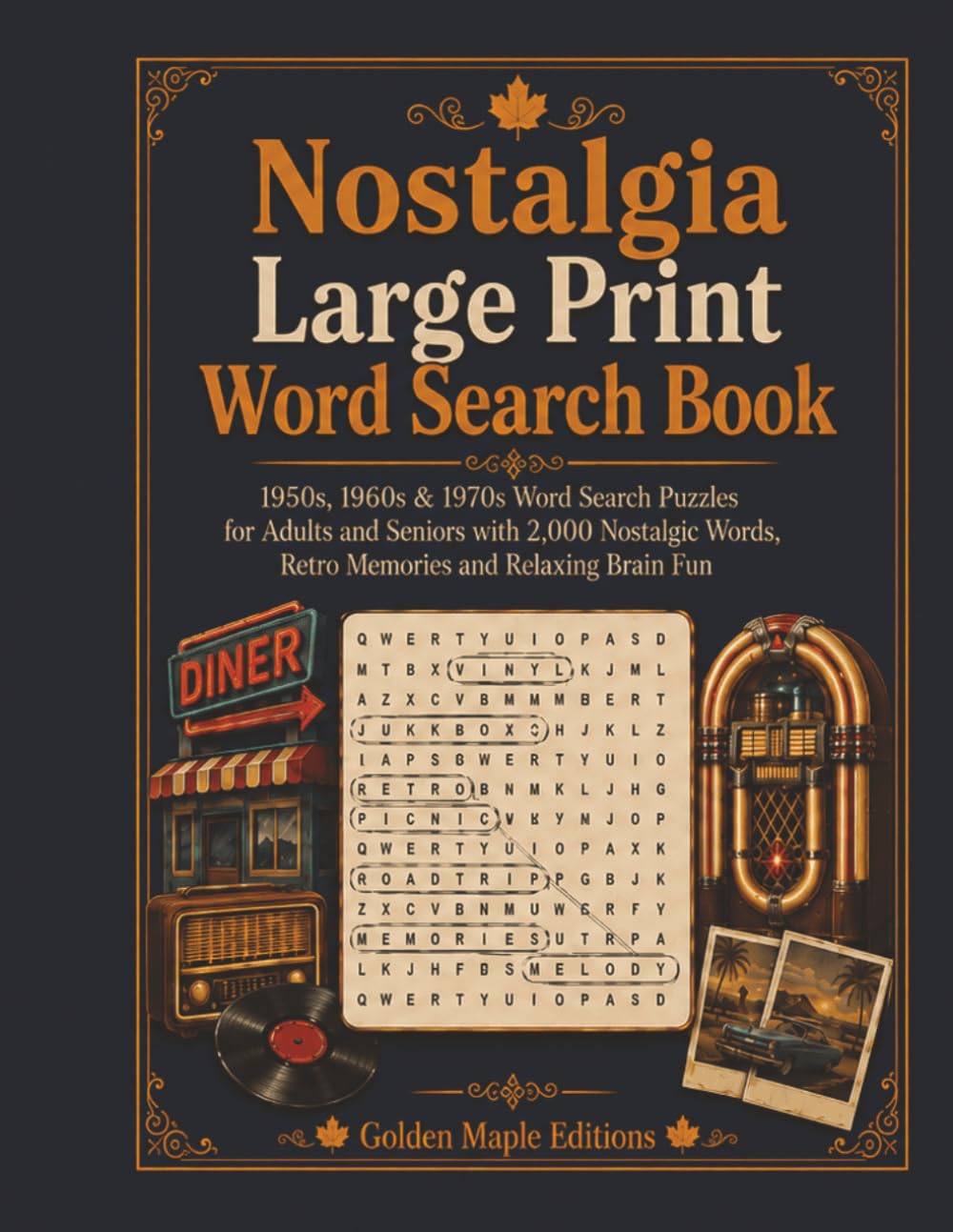 Nostalgia Large Print Word Search Book: 1950s, 1960s & 1970s Word Search Puzzles for Adults and Seniors with 2,000 Nostalgic Words, Retro Memories and ... Editions Large Print Word Search Collection)