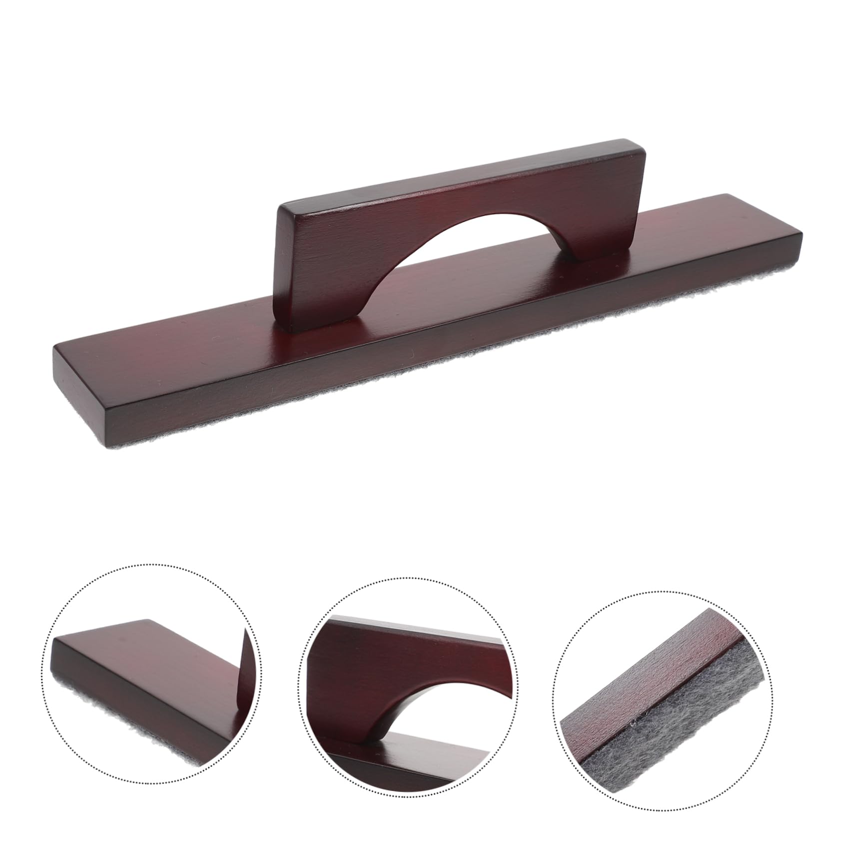 SUPVOX Natural Wood Shuffleboard Table Brush Cleaning Brush for Shuffleboard Lightweight Portable