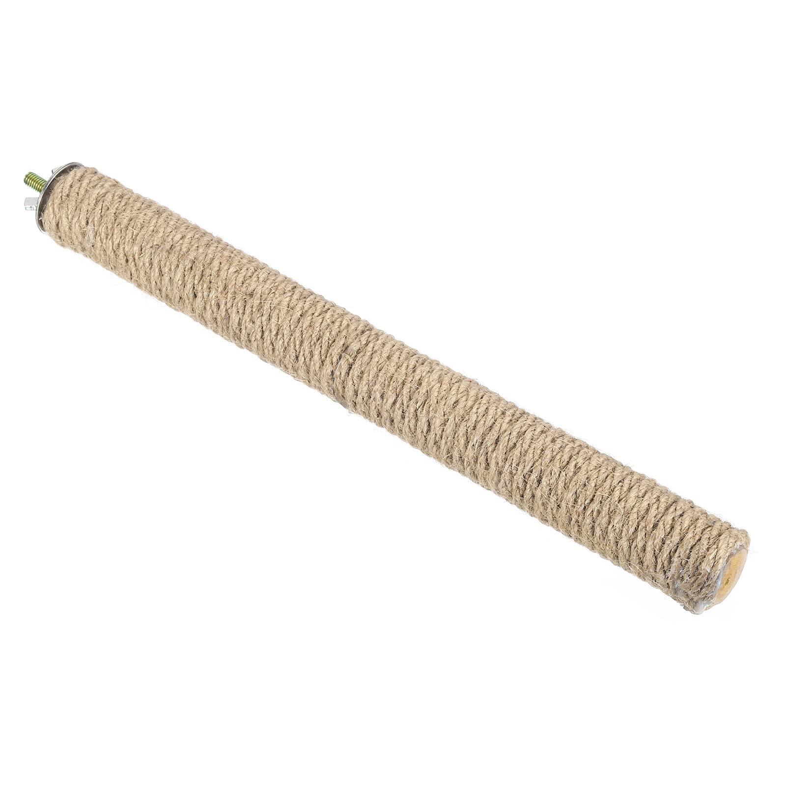 PATIKIL 1.2x12.6 Inch Bird Cage Perch, 1 Set Paw Grinding Stick Rope Weaving Wooden Stand Cage Accessory for Parrot Parakeet Cockatiel