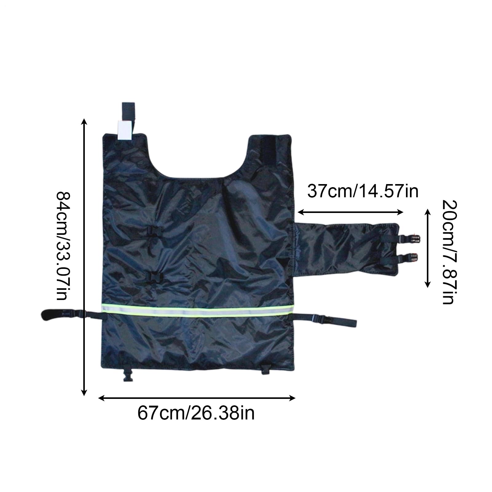 Chaquetas De Terneros A prueba de viento, Impermeable, Aislante, Térmico | Manta Abrigo Para Ganado Chaqueta Cortaviento Exterior Ganado Vacuno Ovino Caprino Caballos