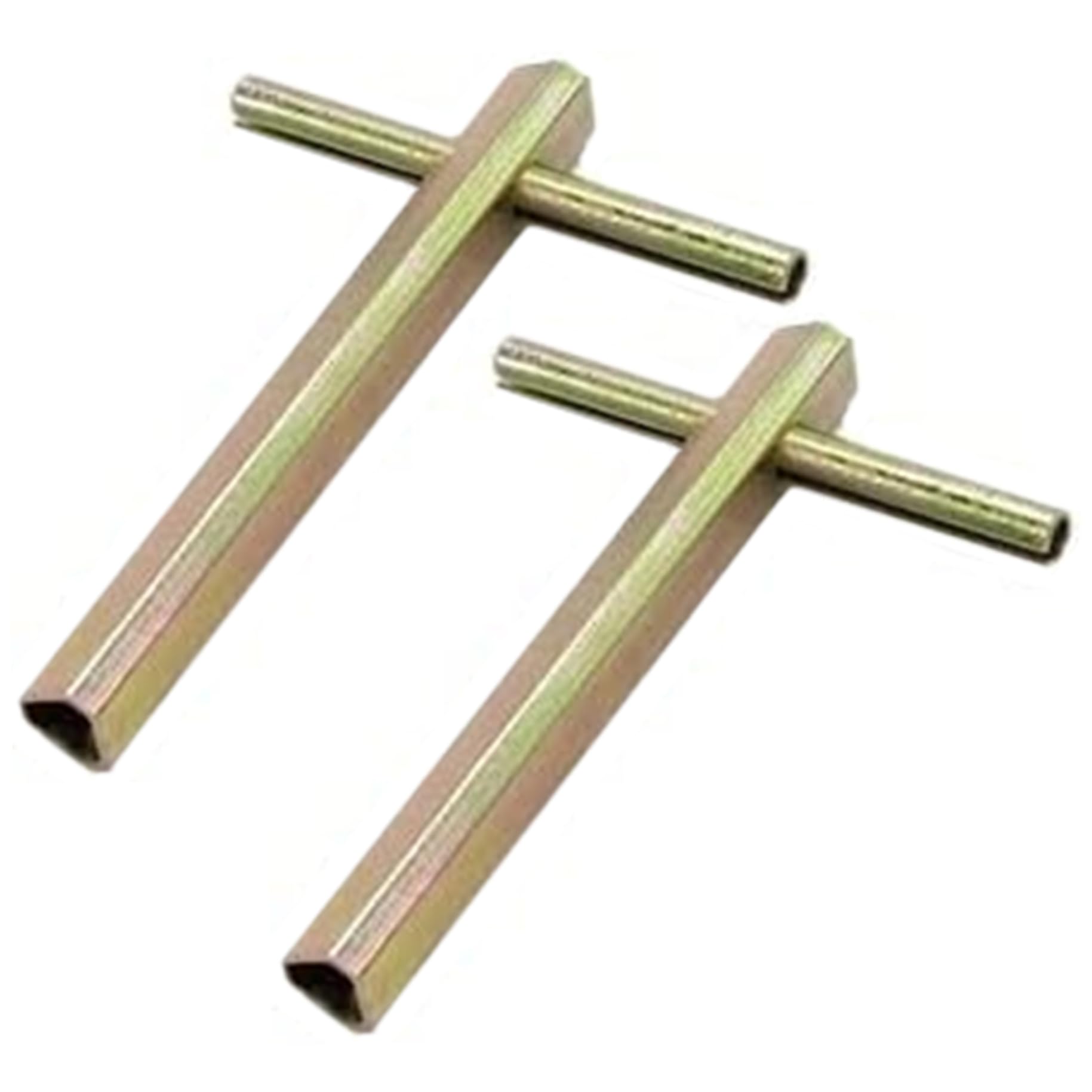 Peosaard 2Pcs Triangle Key, Elevator Door Key, Metal Triangular Lock Elevator For Triangular Firefighter, Door