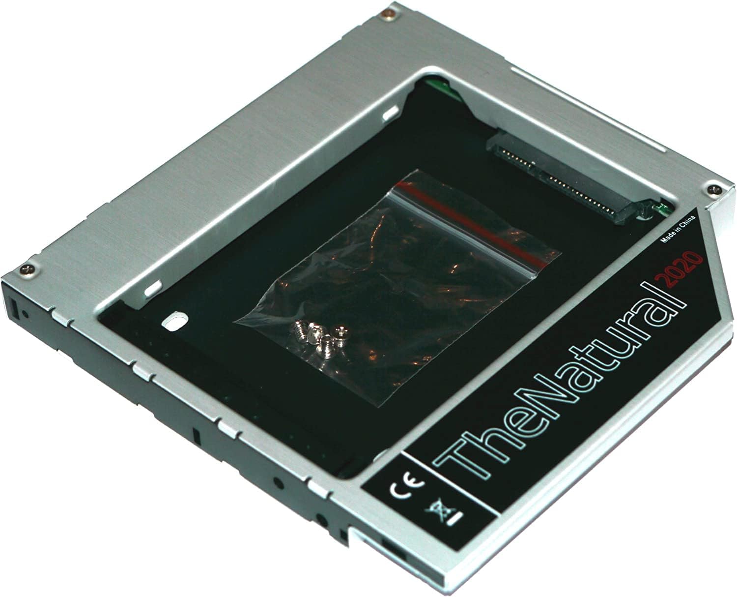 HDD/SSD adapter caddy for Apple iMac 20" 21.5" 24" 27" (2009-2011) replaces SuperDrive 12.7 mm (SATA - SATA)