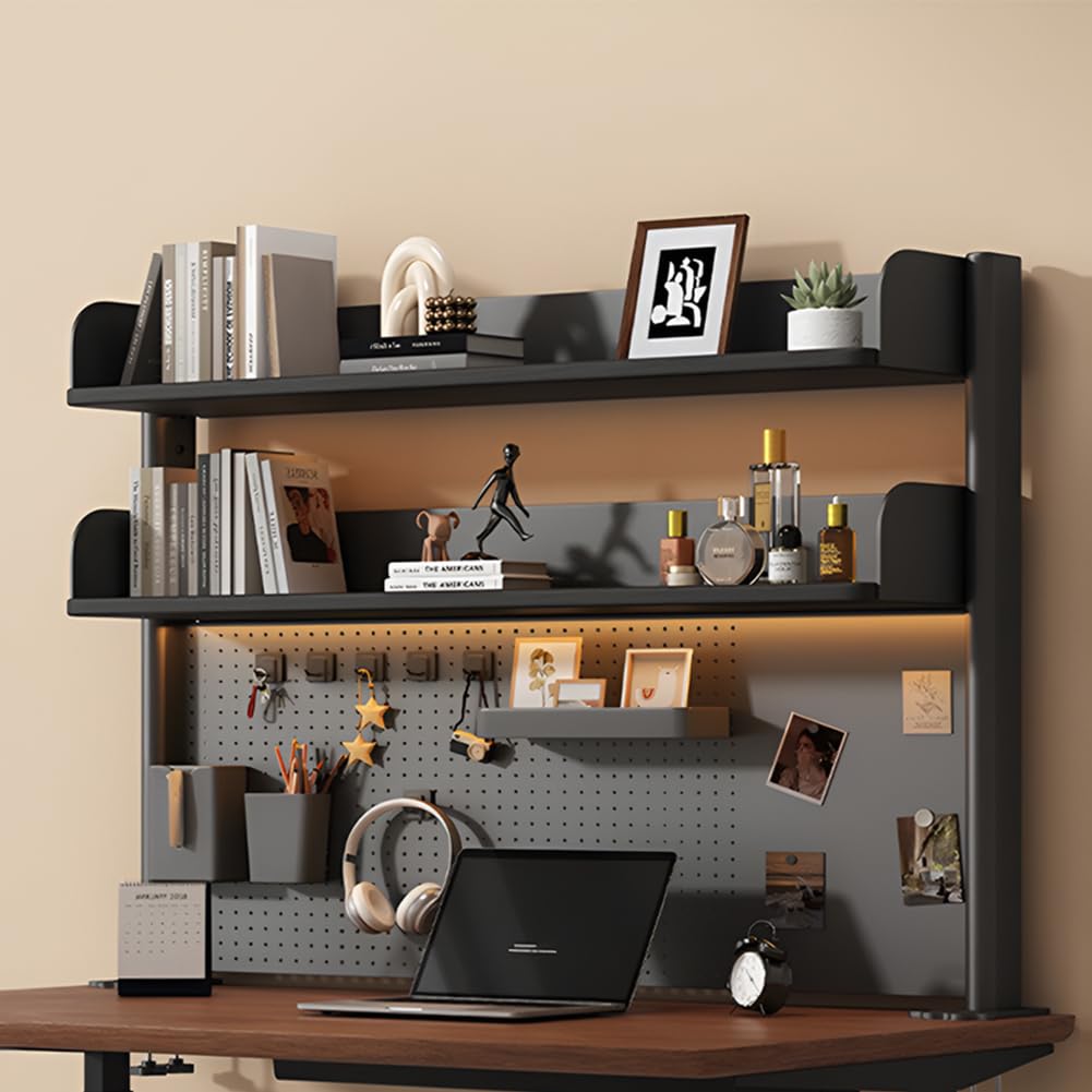 Amazon.co.jp: Hoshinoi 卓上ラック 机上ラック クランプ式 デスク上置