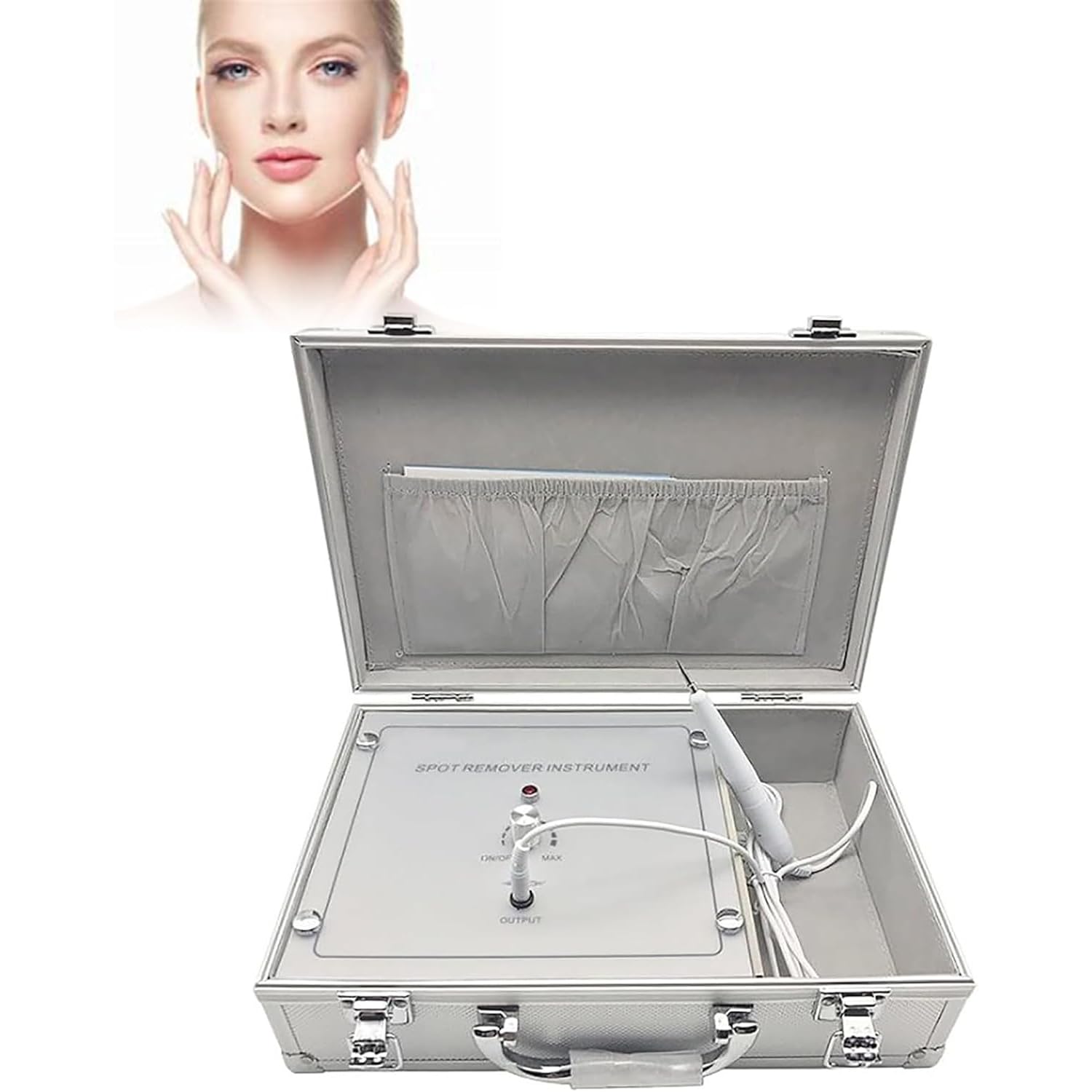 Skin Tag Removal Pen, Elektronische Tattoo Mole Removal Pen Mit Feinen Und Dicken Nadel, 10 Stufen Geschwindigkeit Einstellbar Für Gesicht Körper Warze Entfernung, Sommersprosse, Nevus Und Spot