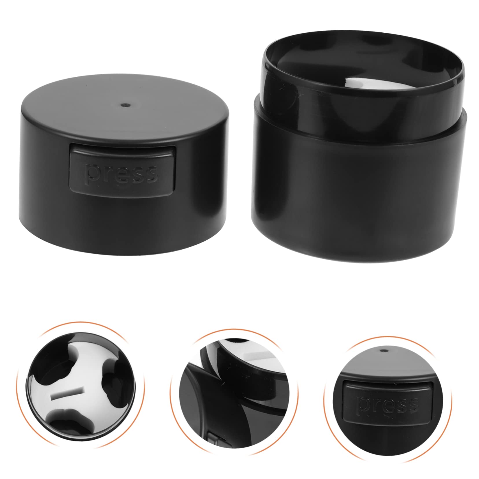 SOESFOUFU Material Eyelash Glue Storage Sealed Jar for Lash Tech Supplies Must Haves