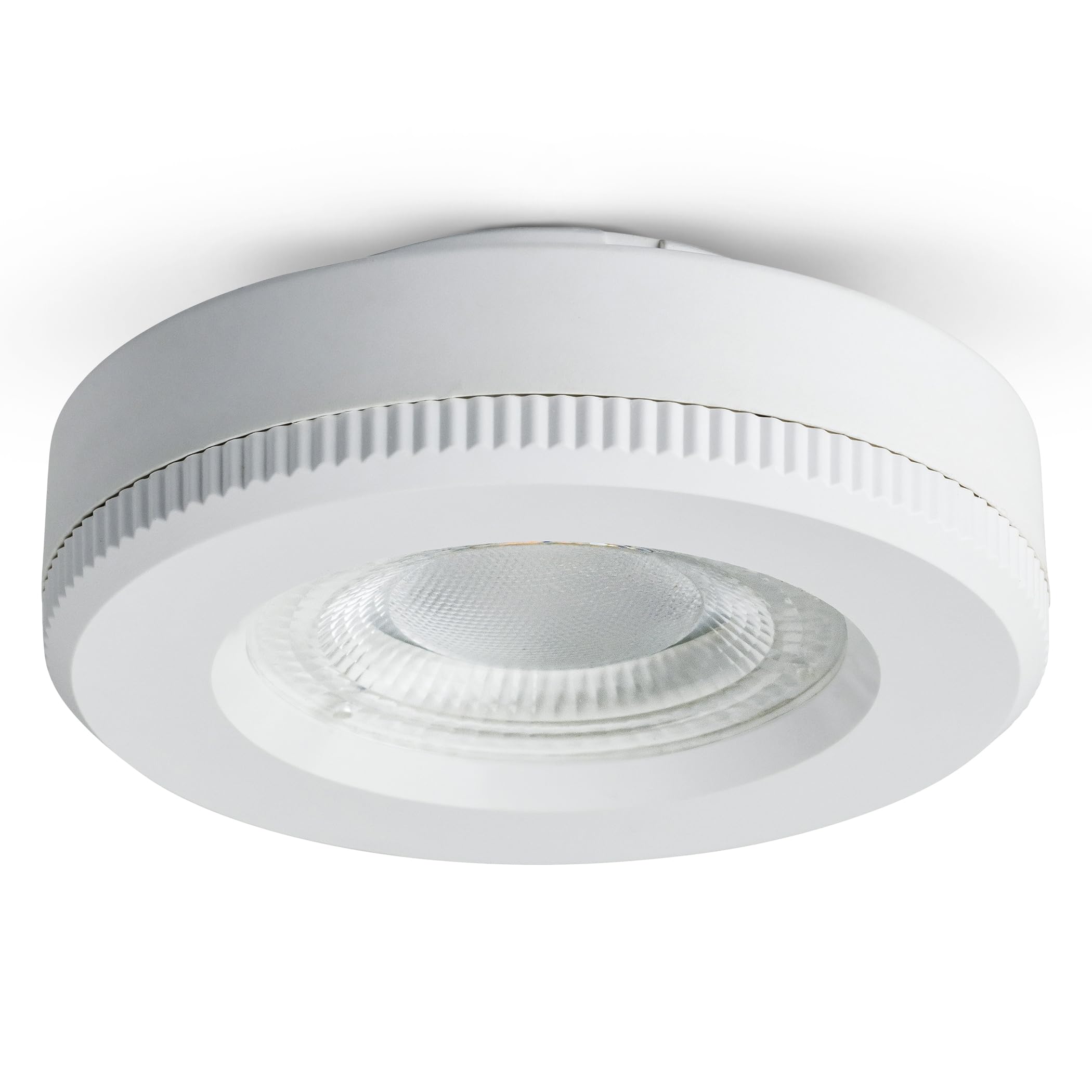SEBSON Lampadina LED GX53 2,5W - Classe di Efficienza Energetica A | 450lm Bianco caldo 3000K, sostituisce Alogena 40W, Lampada LED piatta Ø73x27mm, 230V, Set da 10