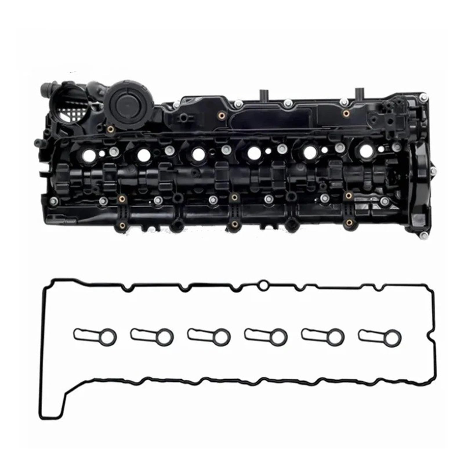Tapaderas Válvulas Cubierta De Válvula Basculante 11128507607 Para Motores Diésel Y Gasolina Serie 3/5/7 X3/X5/X6 E90 Para F10 Para F15 11127812894 Junta Tapa Válvula