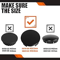 Vista 6 de Tapas centrales de 2.15 pulgadas para aros de Ford Edge Escape Focus Fusion, compatibles con tapas centrales para aros 6M21 1003 AA, paquete de 4