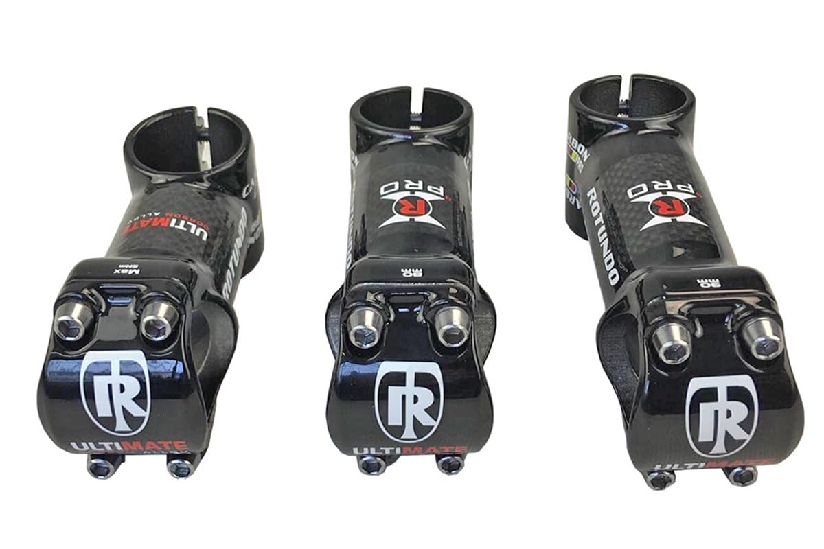 Potence De Guidon De Vélo En Fibre De Carbone De 31,8 Mm 70/80/90/100/110/120/130 Mm Potences De Vélo De Montagne 6 Degrés Super Légères Pour Vélo De