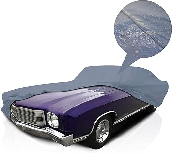 Supreme Full Car Cover Semi Custom Fit for Full-Size Cars | Dustproof, Windproof, UV Protection, Breathable & Durable All-Weather Protection | Fits Buick Regal 1978-1987 Sedan 4-Door
