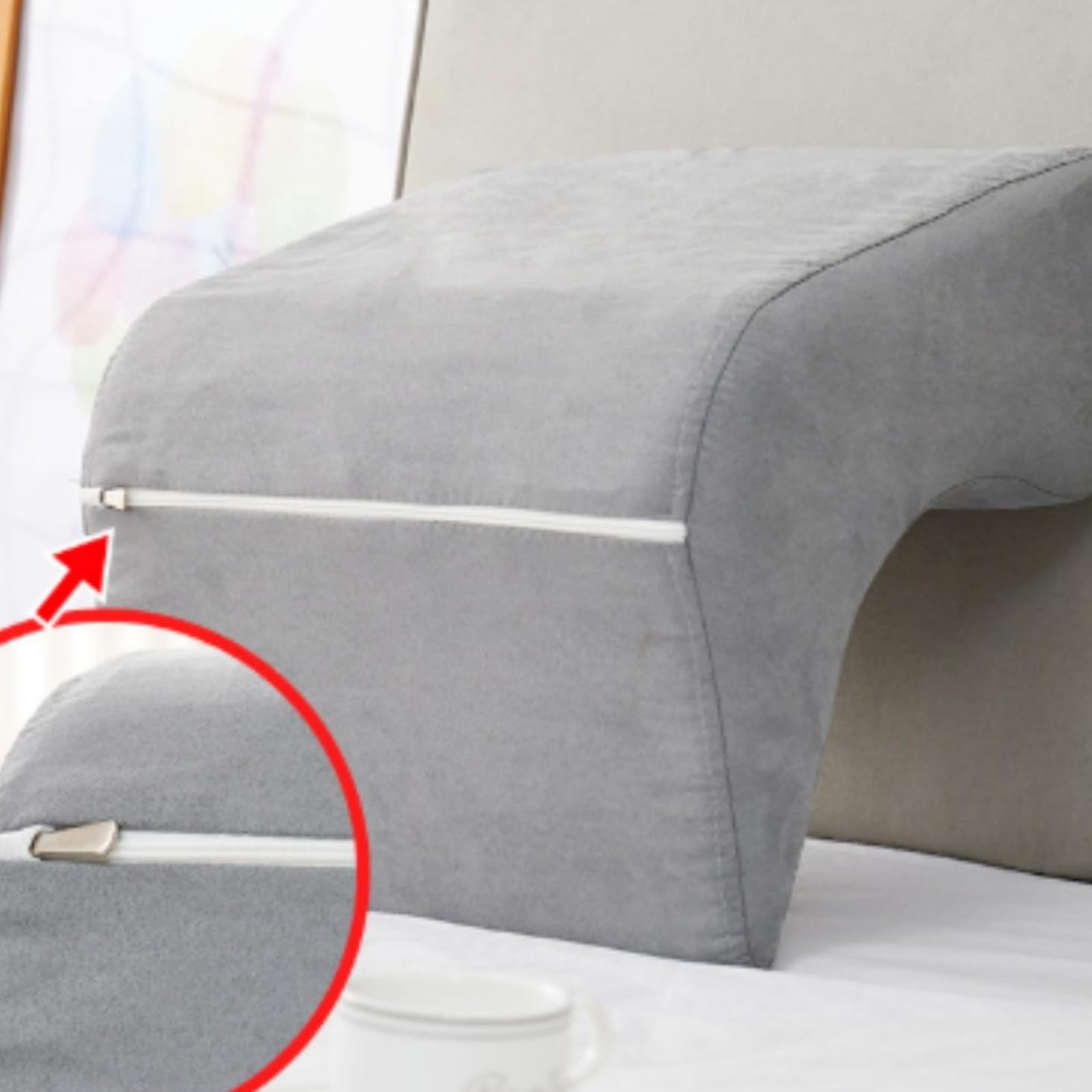 Cuscino di Supporto Lombare Elegante, Arancione, 40 Centimetri