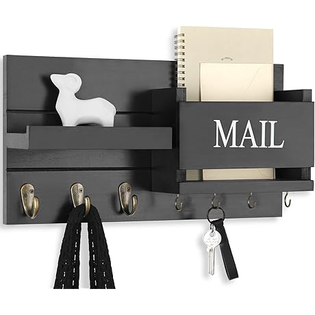Dog Apartment Essentials: Unleash Efficiency with the Multifunctional Mail Organizer and Key Holder